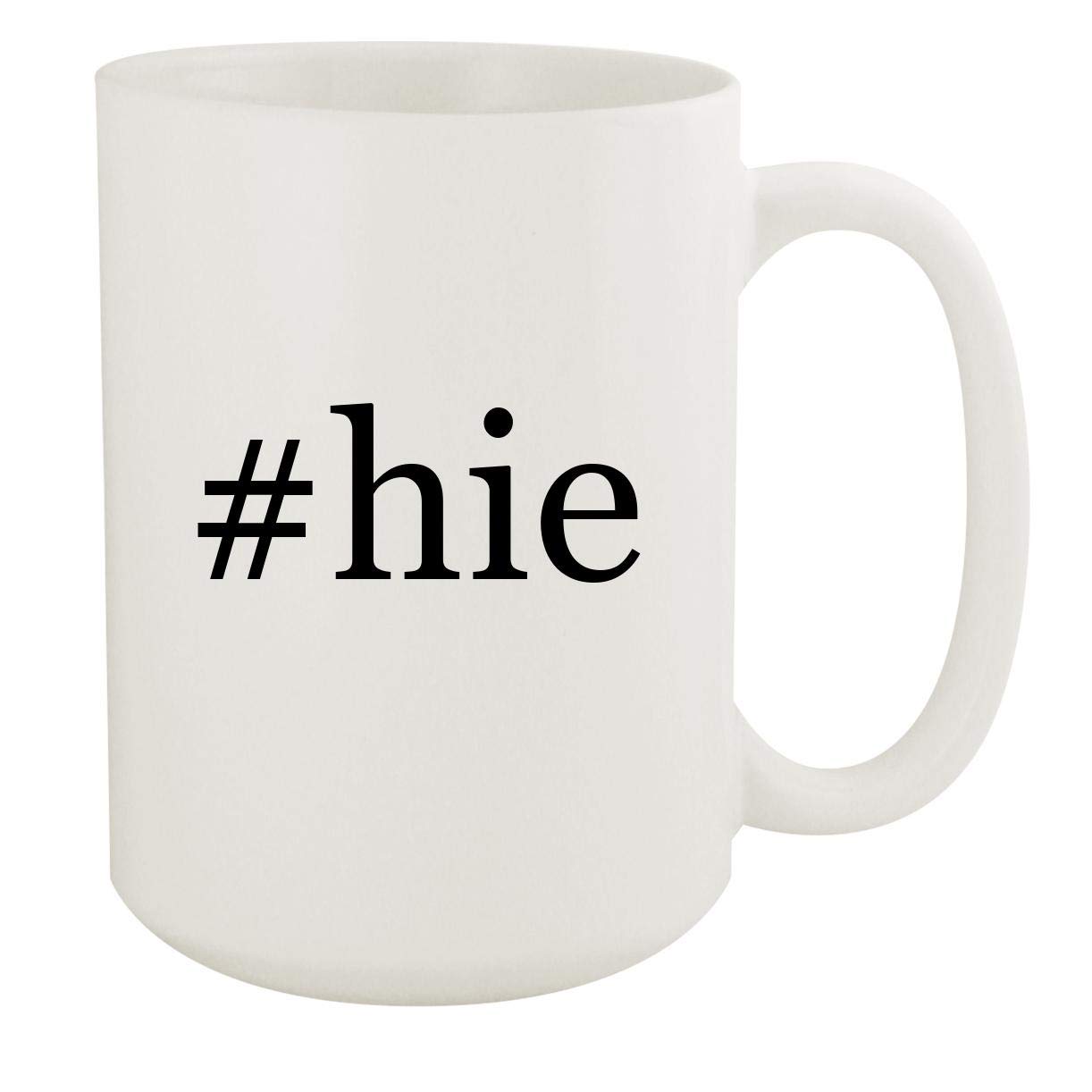 #hie - 15oz Hashtag White Ceramic Coffee Mug