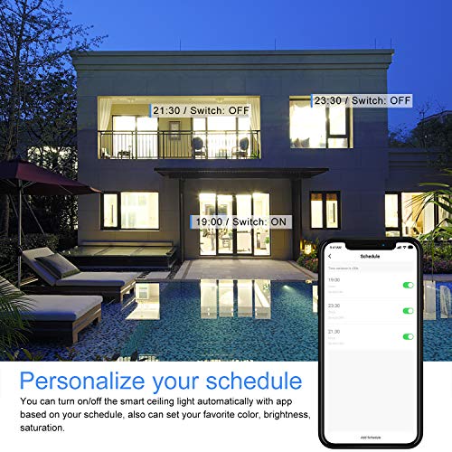 Smart WiFi Plafoniera LED da incasso compatibile