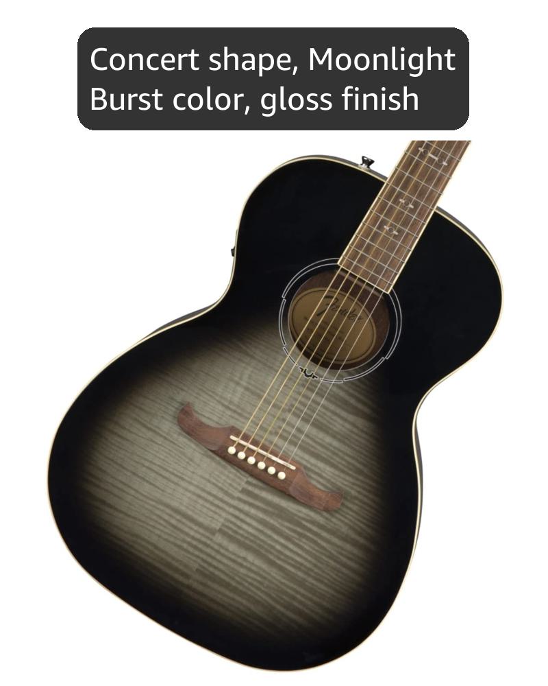 Fender FA-235E Moonlight Brust エレアコ アコギ Fender Acoustic Guitar Concert with Electronics FA235E Moonlight