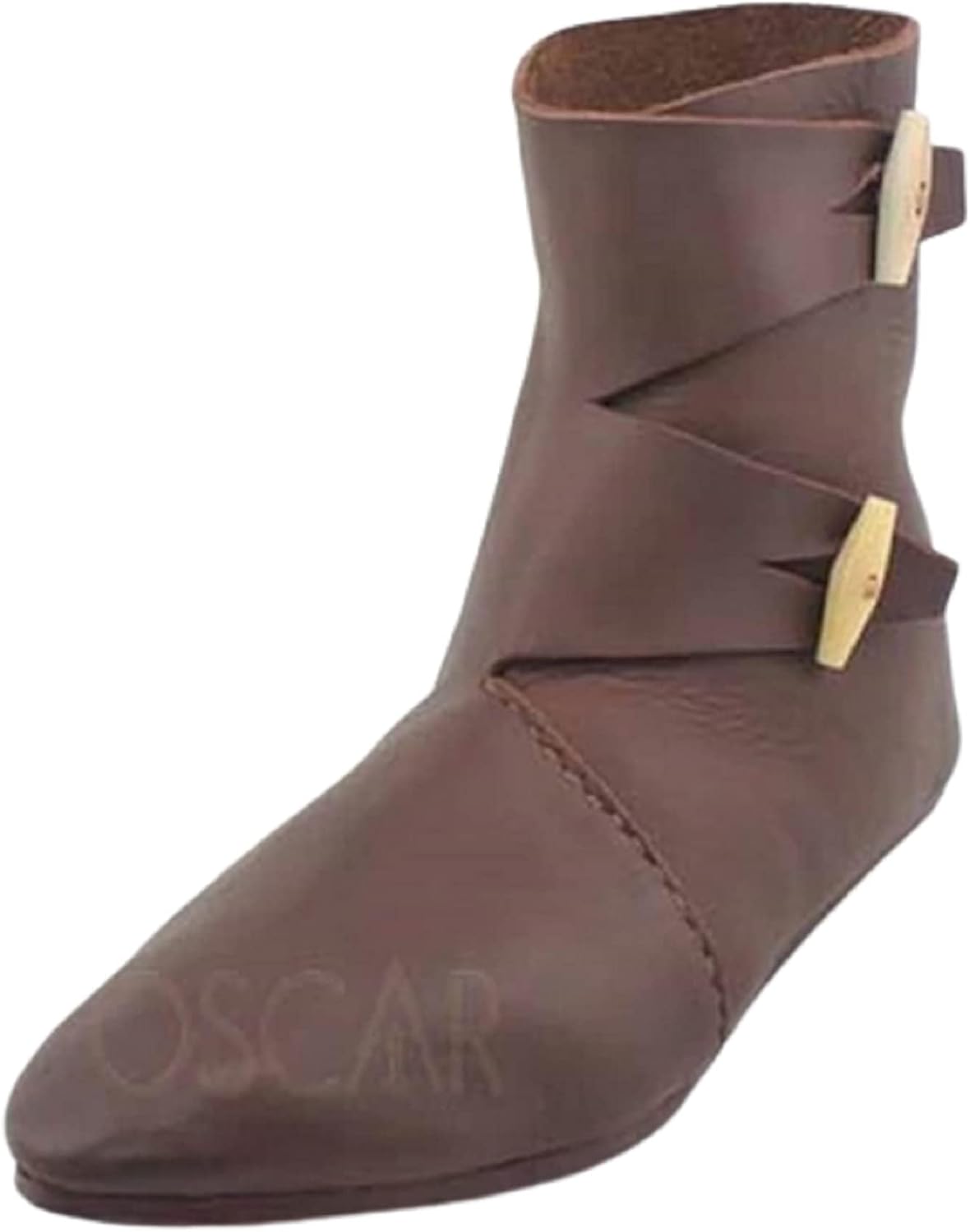 Jorvik Viking Shoes Handcrafted Leather Medieval Boots for Men & Women Authentic Footwear for LARP Reenactment & Cosplay