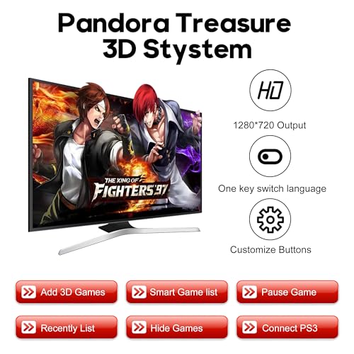Console de jeu d'arcade Pandora Box pour jouer à 4 sans aucune configuration - 5