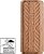 Festool 494873 Domino Tenon, Sipo Mahogany For Outdoor Use, 10 X 24 X 50mm, 85-Pack