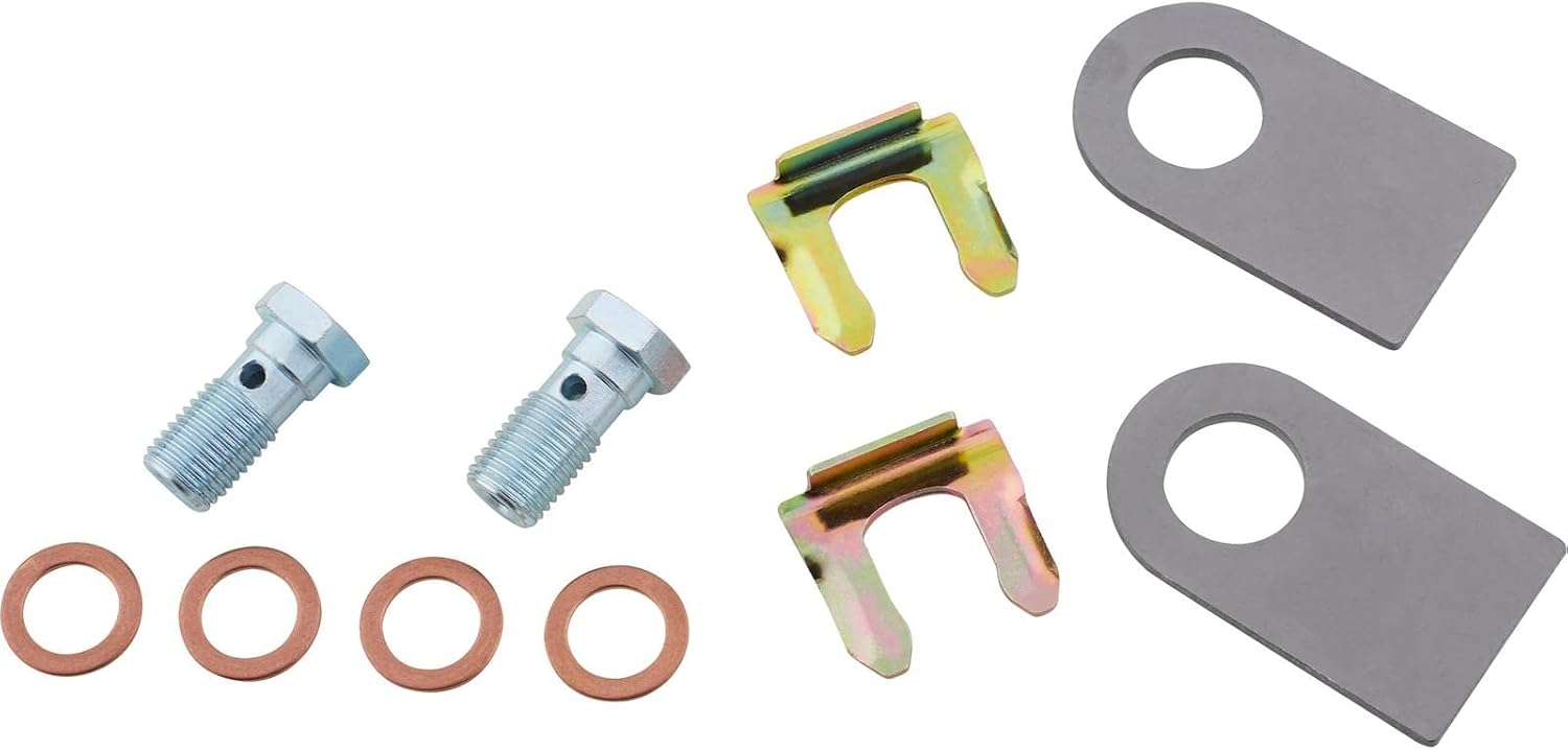Brake Line Kit, For GM Ford 7/16-20, Braided Stainless, Rear Disc photo 4