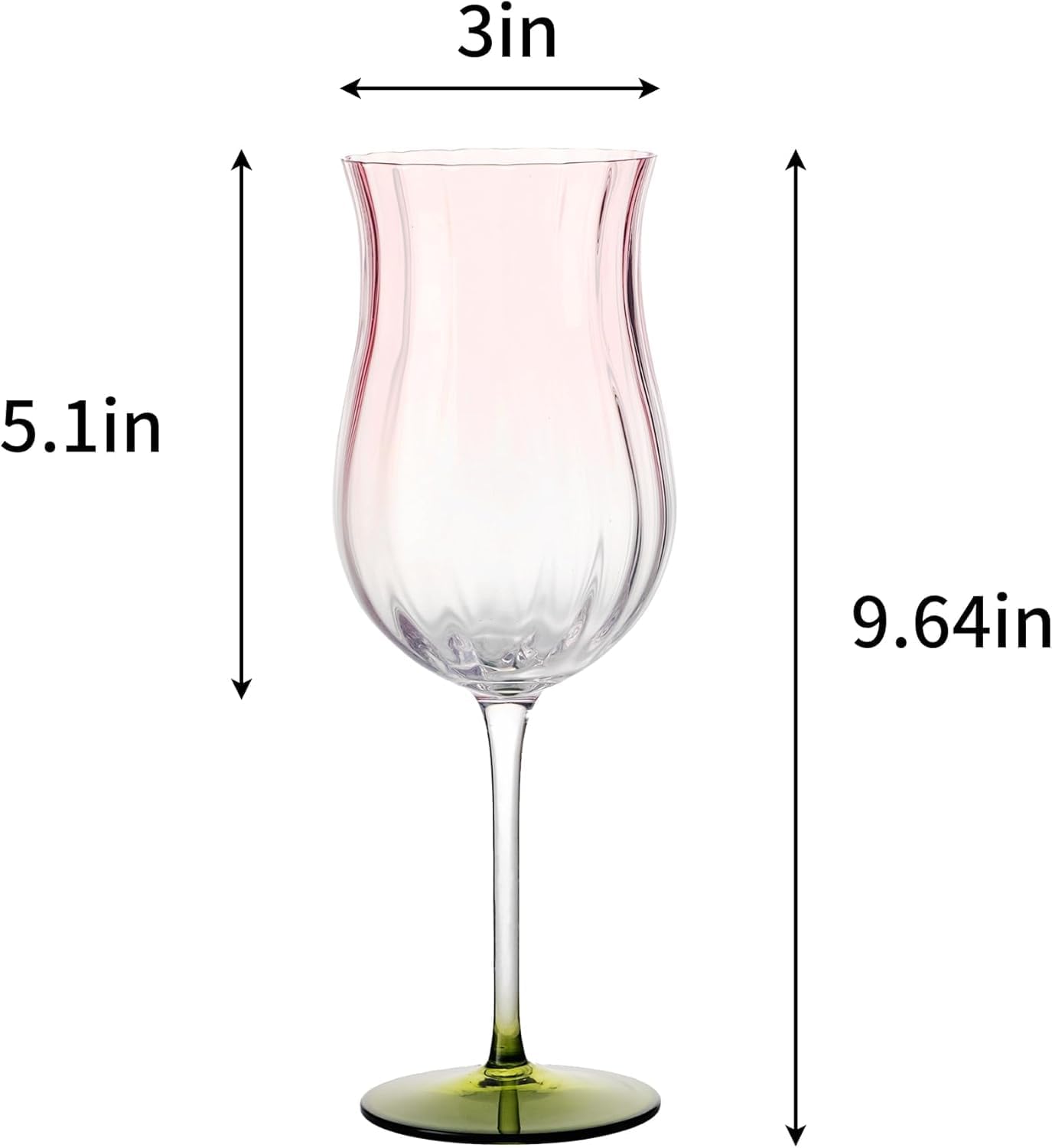 Tulip Series Crystal Martini Glasses, Set of 4, 13 oz Coupe Glassware with Gold Rim – Perfect for Mixed Drinks and Celebrations (Style 2)