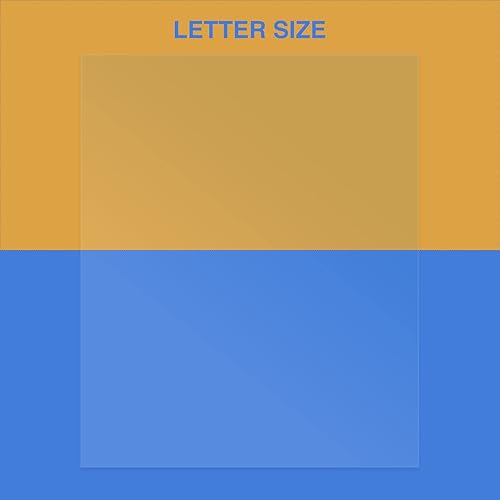 Miniatura 4 de HOUYEE Paquete de 200 cubiertas de presentación de PVC de 5 mil, cubiertas transparentes para informes, 8.5 x 11 pulgadas, tamaño carta