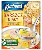 5er Pack Kucharek Barszcz biały Weißer Borschtsch Instantsuppe, 5x 40 g
