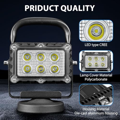30% Off SMA 18W LED Work Light – Bright & Durable - Image 3