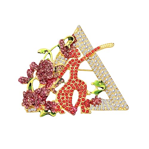 POTIY DST Sorority Brooch Sorority Jewelry Black Greek Life (pin-1)