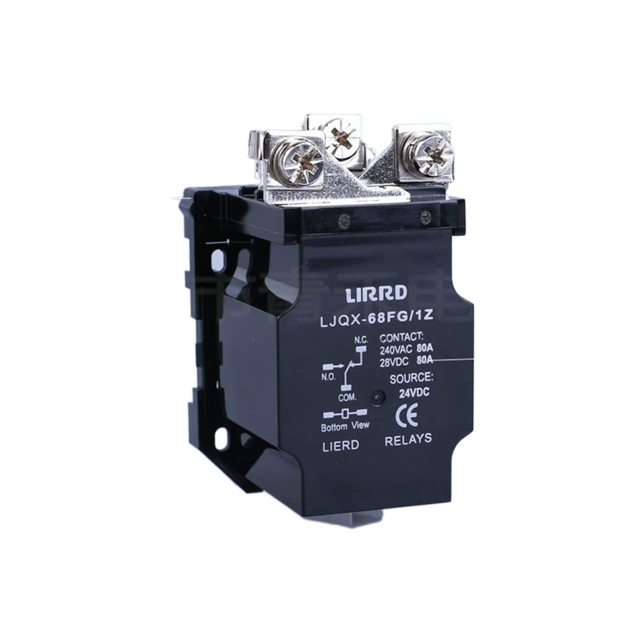 Relé 80A 12V Jqx-68fg interrumpe alta potencia sin fallos