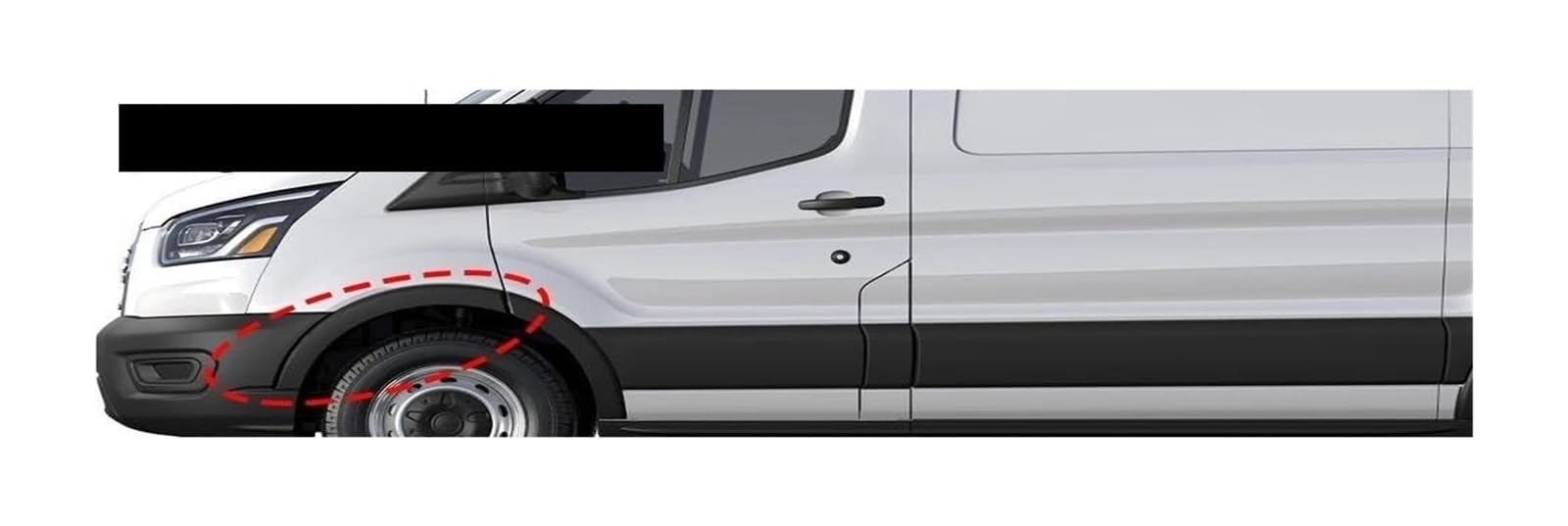 Parafango Passaruota Per Transit 2014 2015 2016 2017 2018 2019 2020 2021 Parafanghi Anteriori Per Auto ABS 1933340(Right Side)