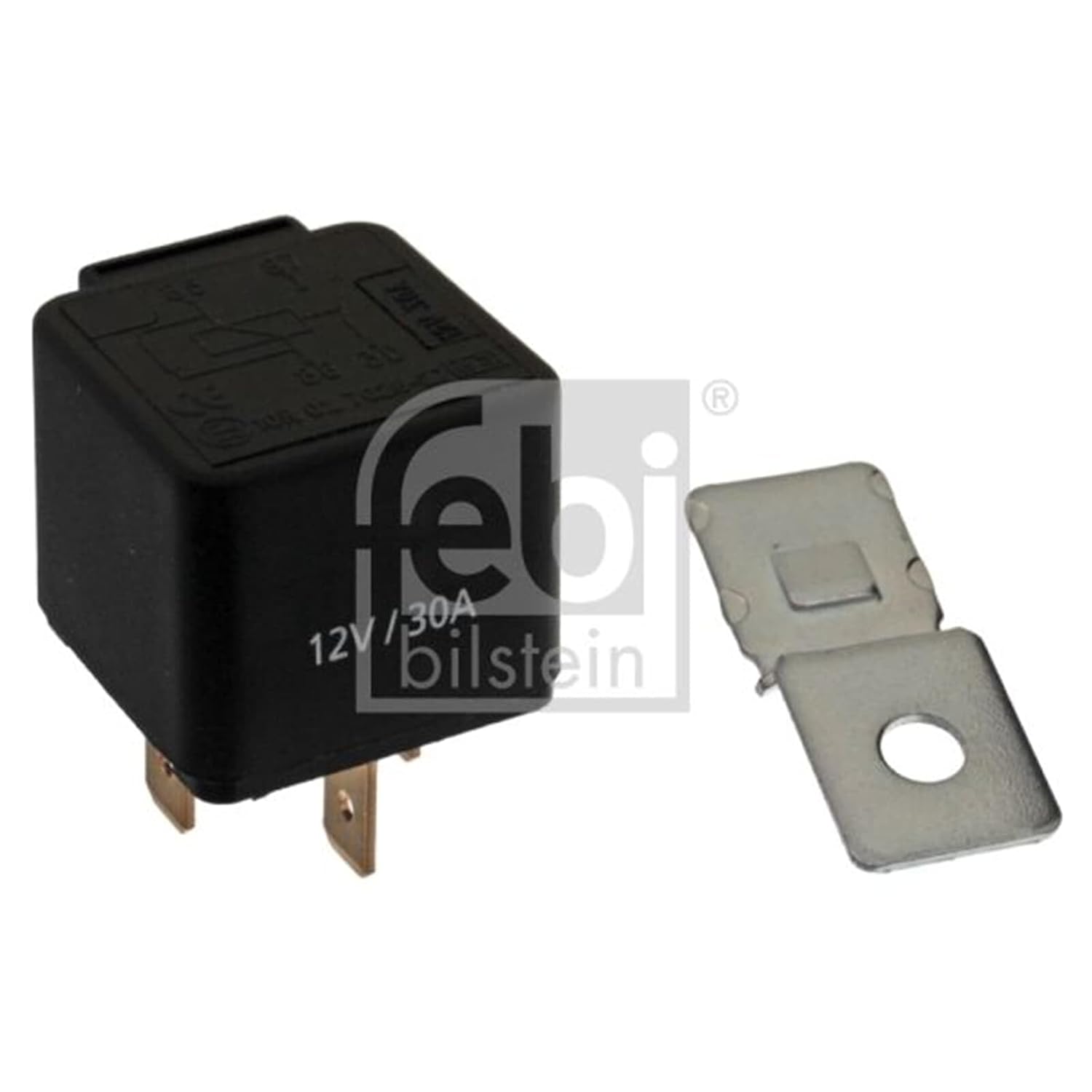 febi bilstein 34751 Relay with Bracket, Pack of one