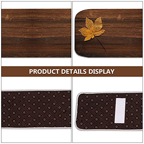 Heallily Decorative Rug 5Pcs Carpet Stair Treads Maple Leaf Non Slip Rug Pads For Indoor Carpet Stairs Mats Pads Anti- Slip Stairs Rug Carpet Stair Treads Rug Black Rug #TOP7