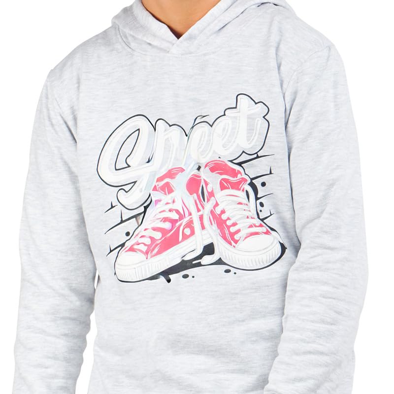 Image of Real Basics Boys Cotton Hooded Sweatshirt(Pack of 1)