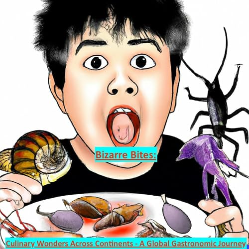 『Bizarre Bites! Culinary Wonders Across Continents - A Global Gastronomic Journey』のカバーアート
