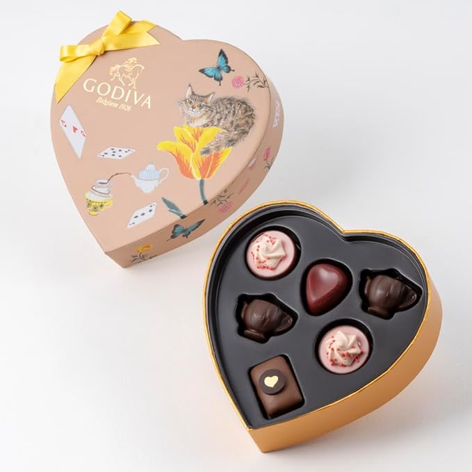 Amazon.co.jp: バレンタイン ゴディバ（GODIVA）アリスのティーパーティ セレクション（6粒入）チョコレート（ギフト スイーツ
