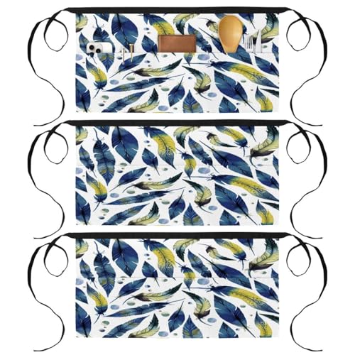 Tablier court avec poches pour éviter les taches en cuisine et ranger vos outils