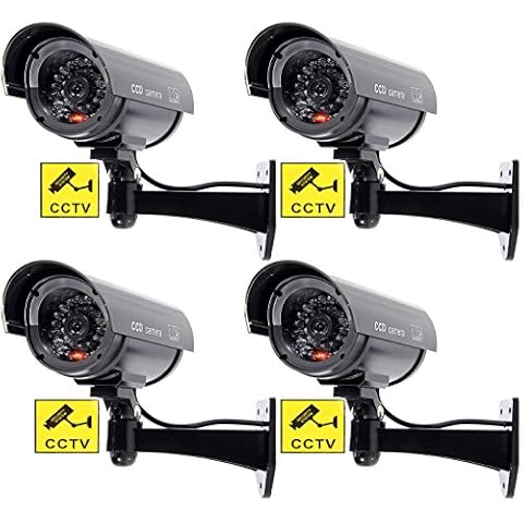 BW 4 unids falsa imitación CCTV cámara de seguridad Cover