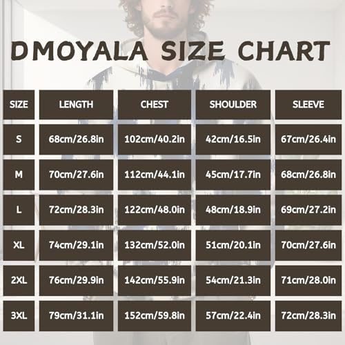 Aztec Hoodies for Men Fall Trendy Baggy Western Long Sleeve Sweatshirts Drawstring Pullover Hoodies with Pockets3