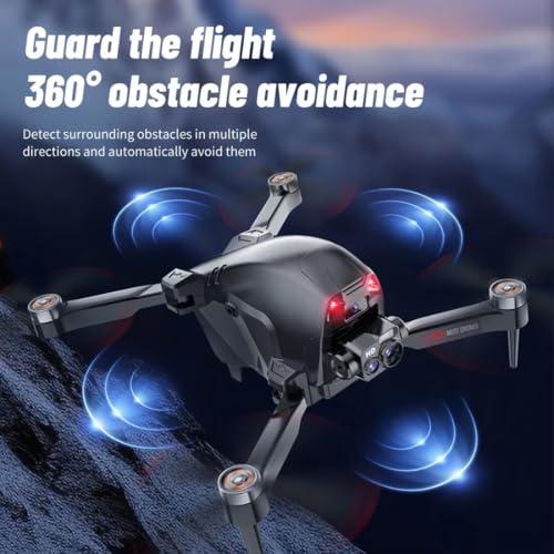 Image of Drone with 4k Camera Foldable 1080P HD Drone with FPV Live Video, Smart Gestures Selfie, Altitude Hold, One Key Take Off /Landing, 3D Flips for Kids and Adults.