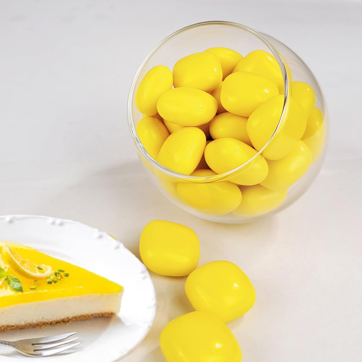Dragées Tarte au citron enrobé de chocolat 1kg jaune - pas cher de qualité - environ 290 dragées - Fabrication artisanale en France …