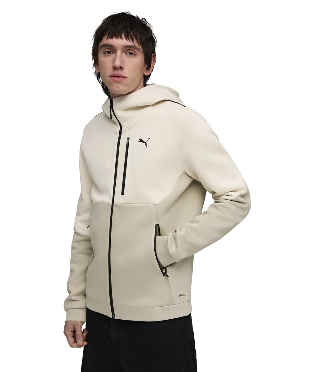 PUMA Sudadera con Capucha y Cremallera PUMATECH Hombre