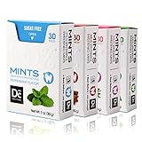 DC24 DAILY CARE 0-Calorie Breath Mints,100% Erythritol, Sugar Free for Dry Mouth, Gluten Free, Assorted Flavor, 30 Count, Pack of 4