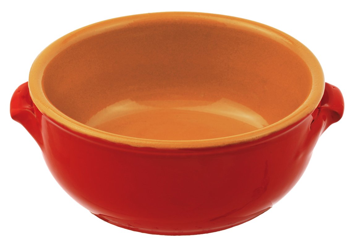 Ciotola In Terracotta Linea Gallo - 20 Cm, Smaltata E Lavabile In Lavastoviglie - Foto 3