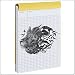 Notebook, Office/Executive Hardcover Classic Thick Notebook, Filler Paper, Buff Paper, Big Tab Sticky Notes, Square Grids Notebook/Journal, A5 wide writing Notebook + Page Dividers Gifts, 80 sheets