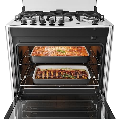 Fogão 5 Bocas Preto com Mesa de Inox Dako Magister Bivolt