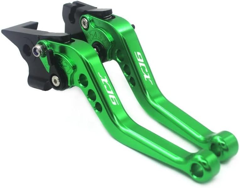 QQLADY M for Yamaha XJ6 2009-2015 2010 2011 2012 2013 2014 Motorcycle Accessories CNC Short Brake Clutch Levers Y (Color  Green)