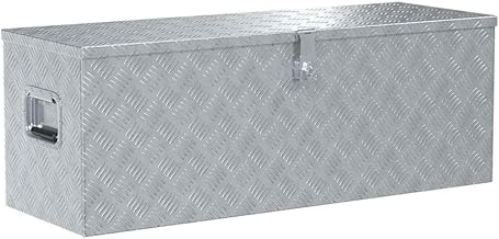 vidaXL Werkzeugbox Aluminium 110,5x38,5x40cm Alu Box Koffer Transportkiste