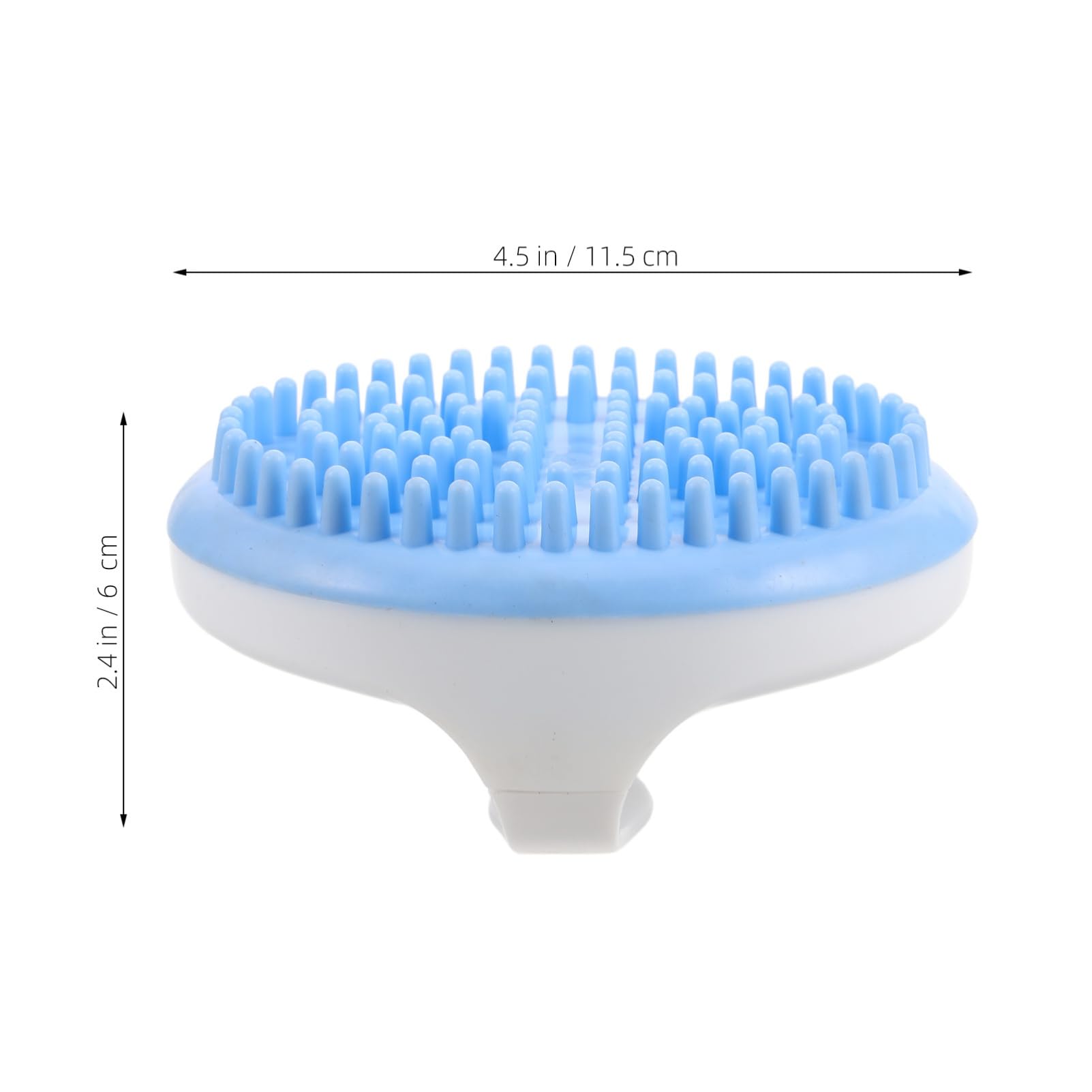 BESTYASH Handheld Multi Functional Massage Brush Sturdy Silicone Tool for Scalp Belly Legs and Arms Easy to Use Beauty Massage Brush for Home and Travel Attractive Design for Aesthetic