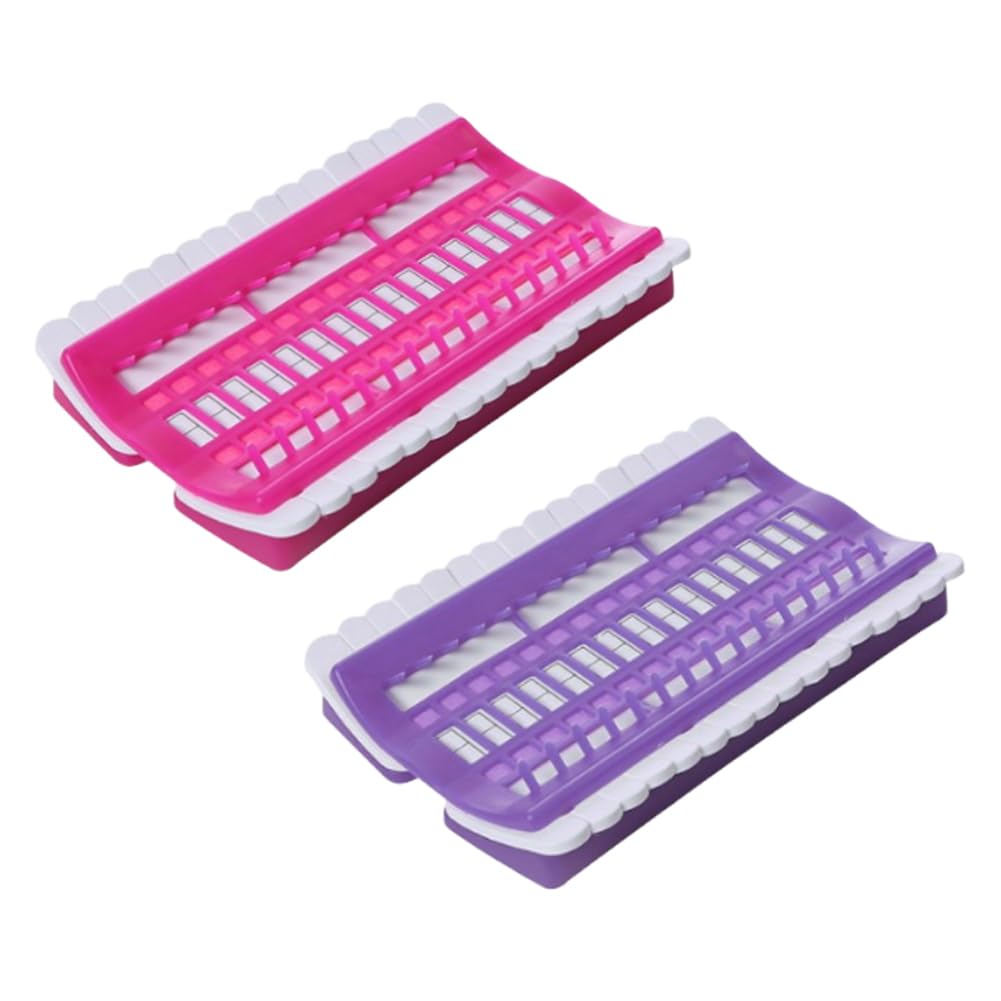 LYEAA 30 Position Floss Organizer Set for Cross Stitch and Needlework