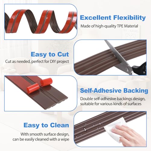 Image of Corner Molding Trim Peel and Stick Wall Corner Protector