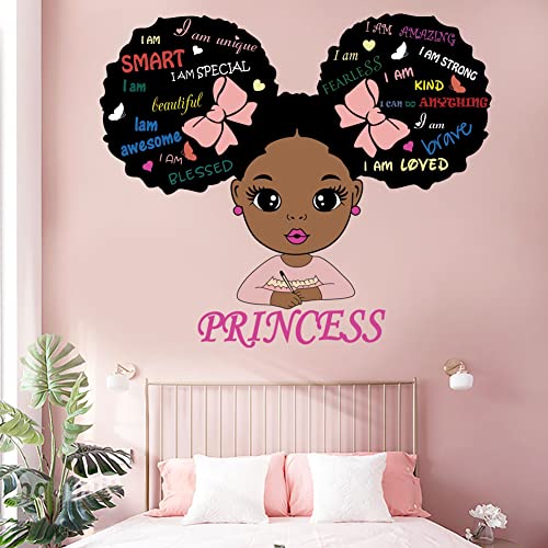 Vinilo decorativo con frase inspiradora Black Girl Magic miniatura 1