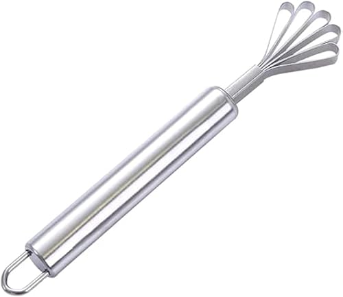 Cuchillo de eliminación de carne de coco de acero inoxidable, raspador de pescado, rallador multiusos de acero inoxidable