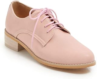 women's pink oxford shoes