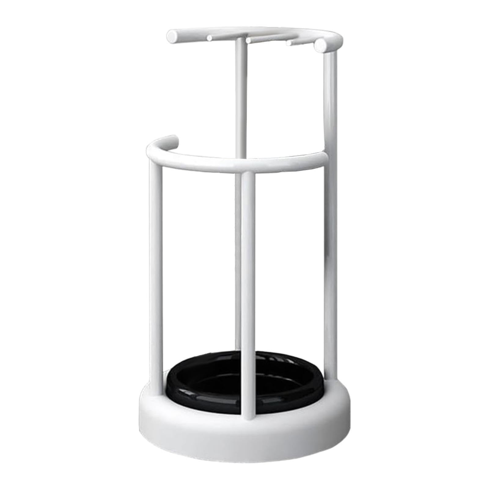 Porte-parapluie en métal avec base étanche pour sol propre