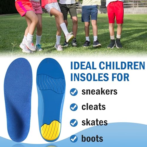 Image of Shoe Insoles High Heel Grips Cushions Insoles Sponge Shoes Pads for Loose Shoes, Metatarsal or Arch Pain Feet Sore Relief Foot Care Protectors Women 4.5-9.5 Blue