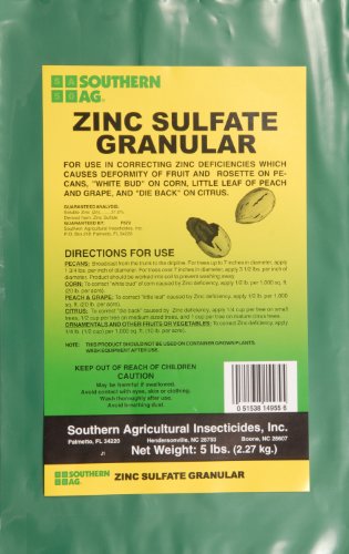Southern Ag Zinc Sulfate Granular 5lb