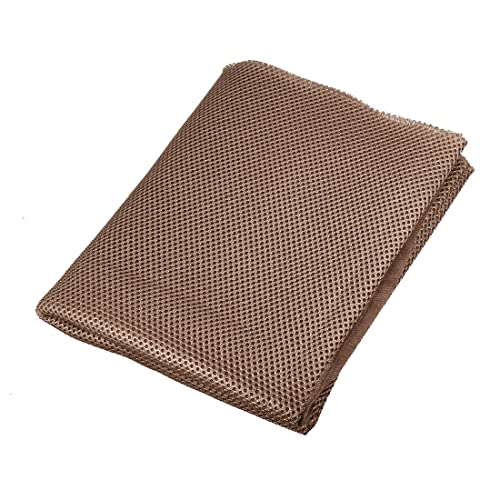 Uxcell Dark Khaki Speaker Mesh Grill Cloth (Not Cane Webbing) Stereo Box Fabric Dustproof Cloth 50Cm X 160Cm 20 Inches X 63 Inches #TOP3