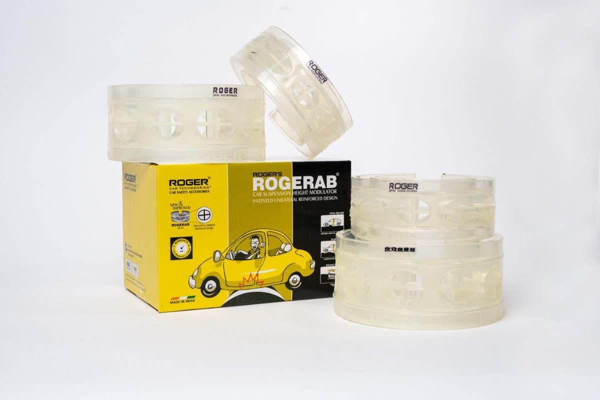 ROGER Rogerab For KIA CARENS (4Pcs) Patented,ARAI Tested Car Coil Spring Buffer Kit To Increase Car Height & Comfort.-picture-20