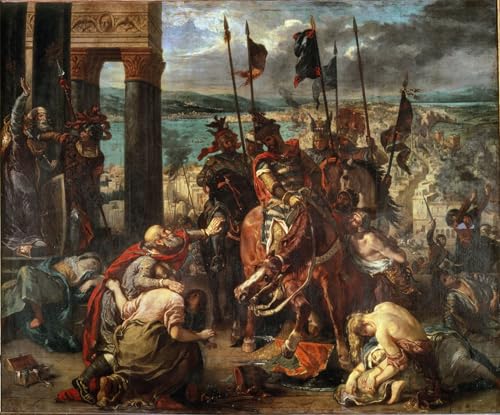 Peinture sur toile Delacroix reproduction d'art moderne haut de gamme