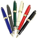 Gullor Jinhao 992 Plastic Fountain Pen Golden Clip Thumb #1