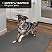 House, Home and More Skid-Resistant Carpet Indoor Area Rug Floor Mat - Gray - 2 Ft X 3 Ft - Non Slip Rubber Backing, Stain Resistant, Dog Friendly, Living Room Bedroom Kitchen Entryway