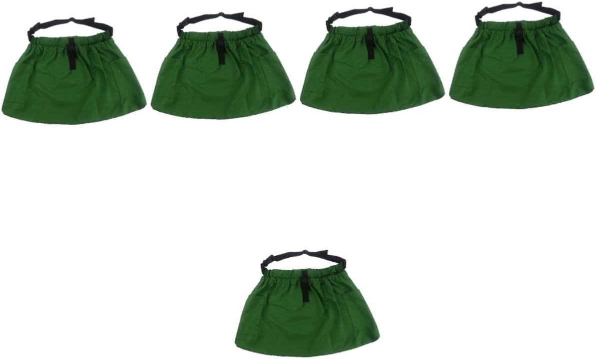 PAREKS 5pcs picking apron harvest apron egg apron harvest pouch egg gathering apron egg basket multipurpose harvest bag harvest storage bag home storage bag garden supplies Oxford cloth/1610