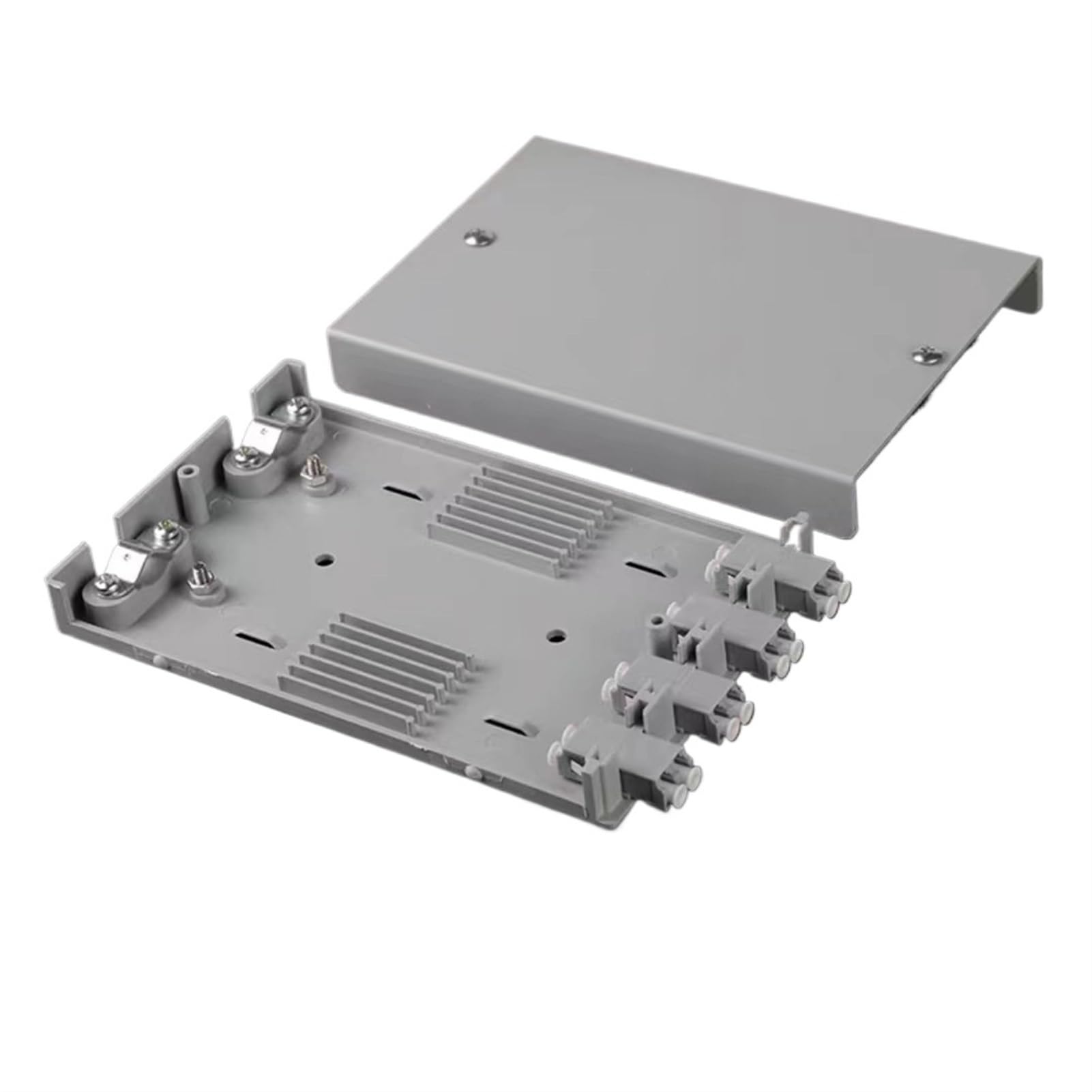Lot de 10 boîtes de jonction de câbles optiques à 4 ports en fibre optique (8 Core LC MM)
