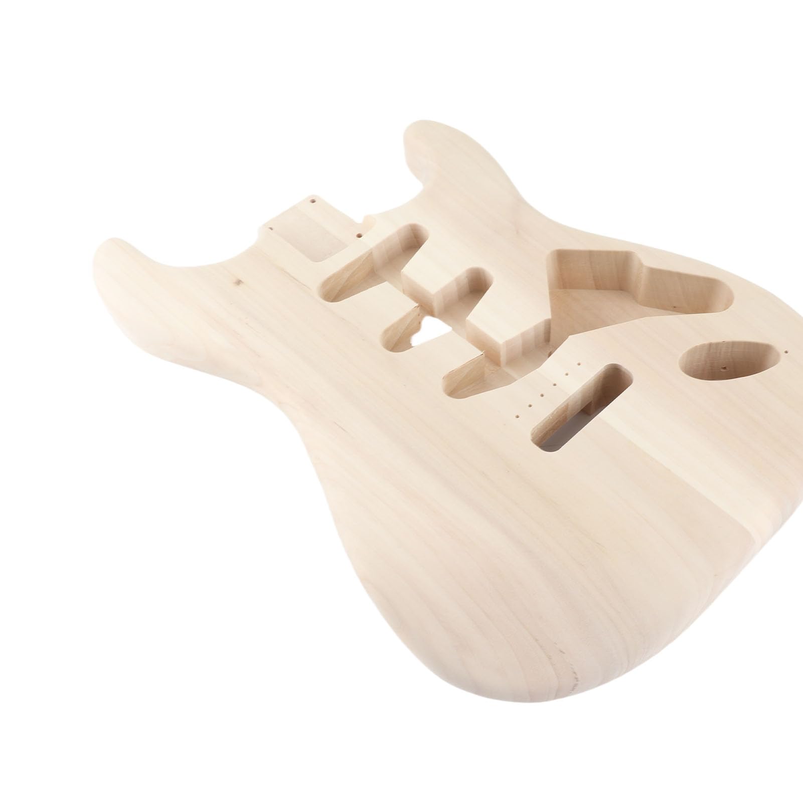 Niedokończona Gitara Elektryczna Niedokończony Korpus Gitary Elektrycznej z Drewna Orzechowego Pusty Korpus z Potrójnymi Otworami na Przetworniki Konfigurowalny Projekt dla Muzyków
