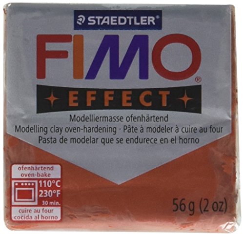 STAEDTLER Fimo Soft Polymer Clay 2 Ounces-8020-27 Metallic Copper