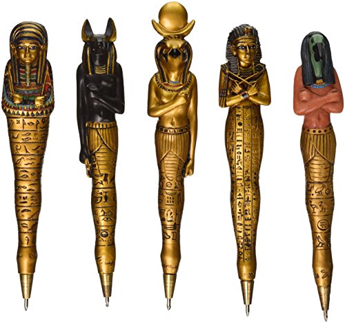 Design Toscano Artifacts of Ancient Egypt Pen Collection (Set of 5)